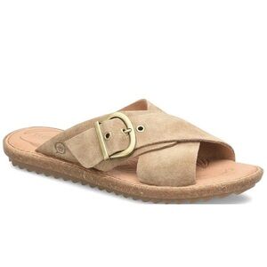 Born Tan Suede Sandals